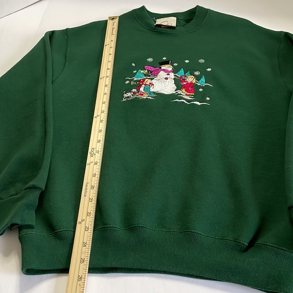 Vintage Peanut Butter and Jelly Snowman Holiday Christmas Sweatshirt - Picture 7 of 10